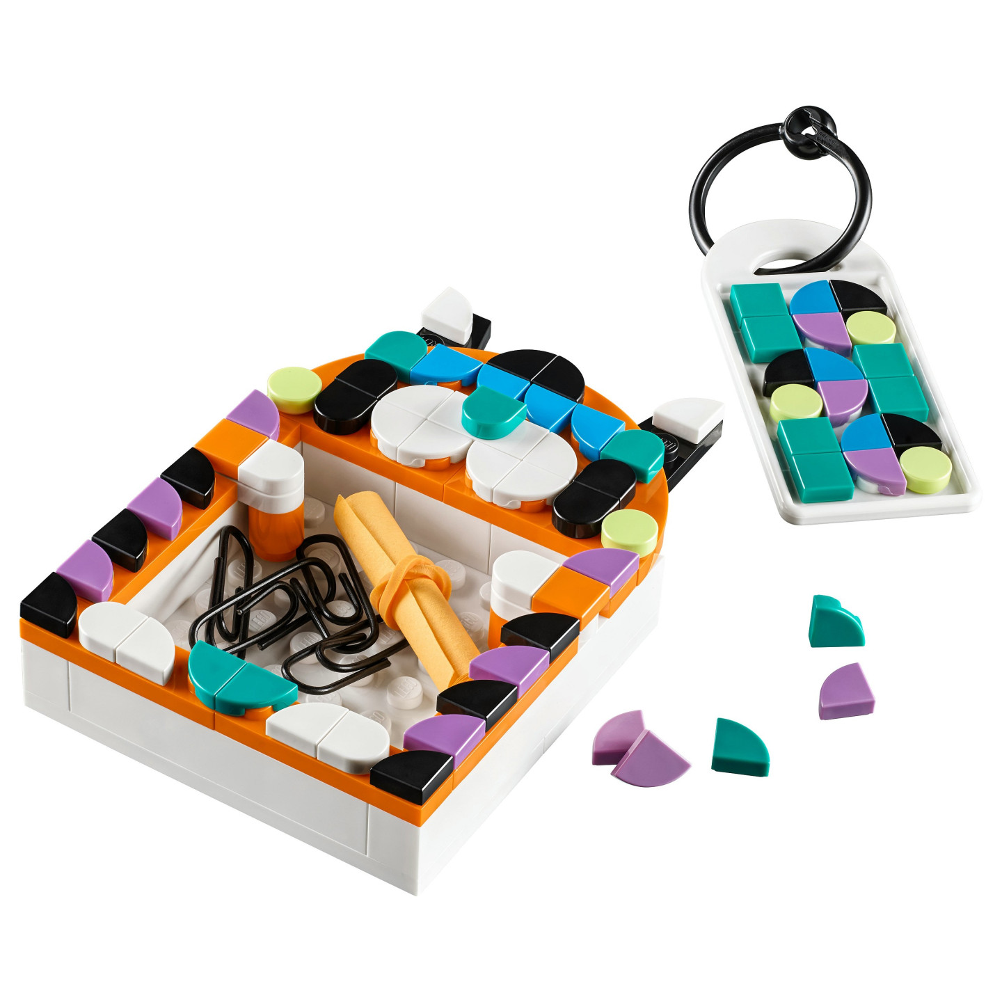 LEGO Dots Polybag-Tier-Ablageschale PolybagTierAblageschale & Taschenanhänger(30637) — Buy in Cyprus with Fast Delivery