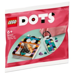 LEGO Dots Polybag-Tier-Ablageschale PolybagTierAblageschale & Taschenanhänger(30637) — Buy in Cyprus with Fast Delivery