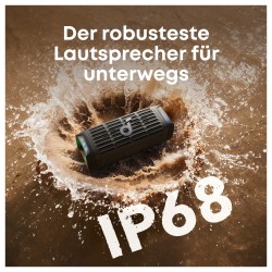 ANKER Soundcore Boom 3i black robuster Outdoor Bluetooth Lautsprecher IP68 50W BassUp 16h Spielzeit Lichtshow TWS-Stereo