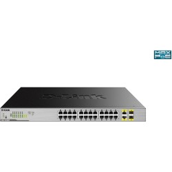 Buy D-Link 24-Port Gigabit PoE+ Switch - Unmanaged - 24x RJ45 Gigabit + 2x Combo... in Cyprus, Nicosia, Limassol, Larnaka, Pafos