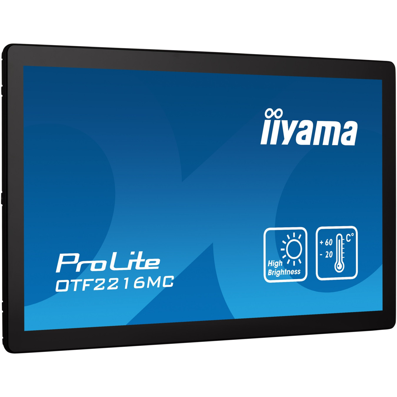 iiyama OTF2216MC-B1 - 21.5" Full HD High-Brightness PCAP Touchscreen (Black) - HDMI, DisplayPort, USB