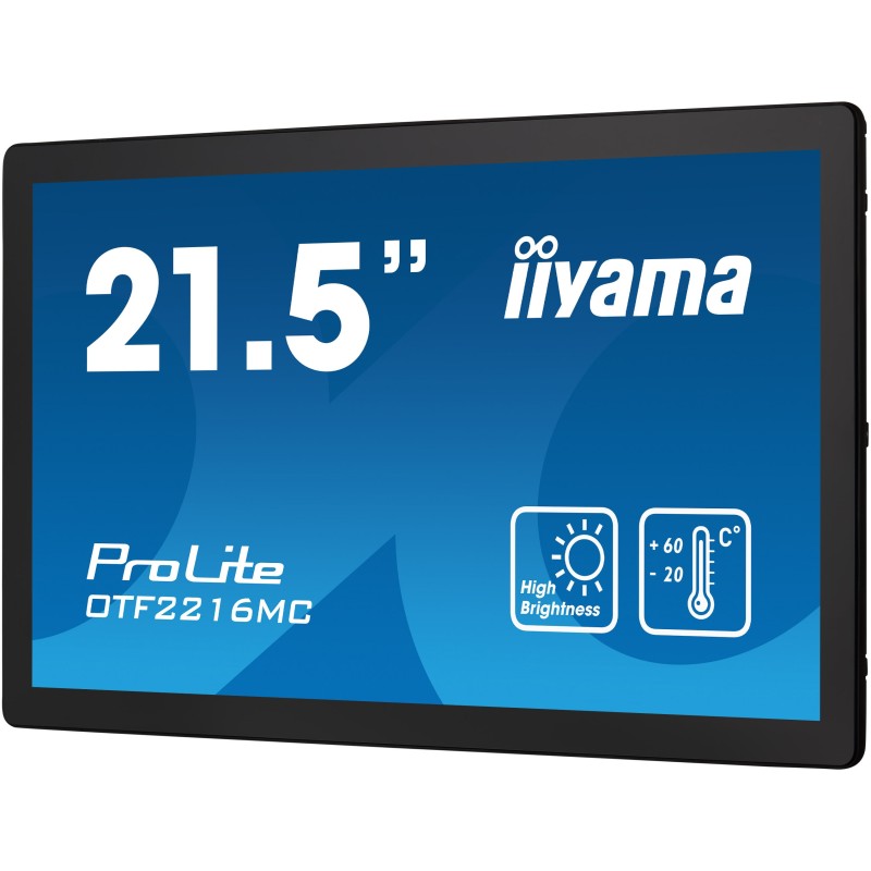Buy iiyama OTF2216MC-B1 - 21.5" Full HD High-Brightness PCAP Touchscreen (Black)... in Cyprus, Nicosia, Limassol, Larnaka, Pafos