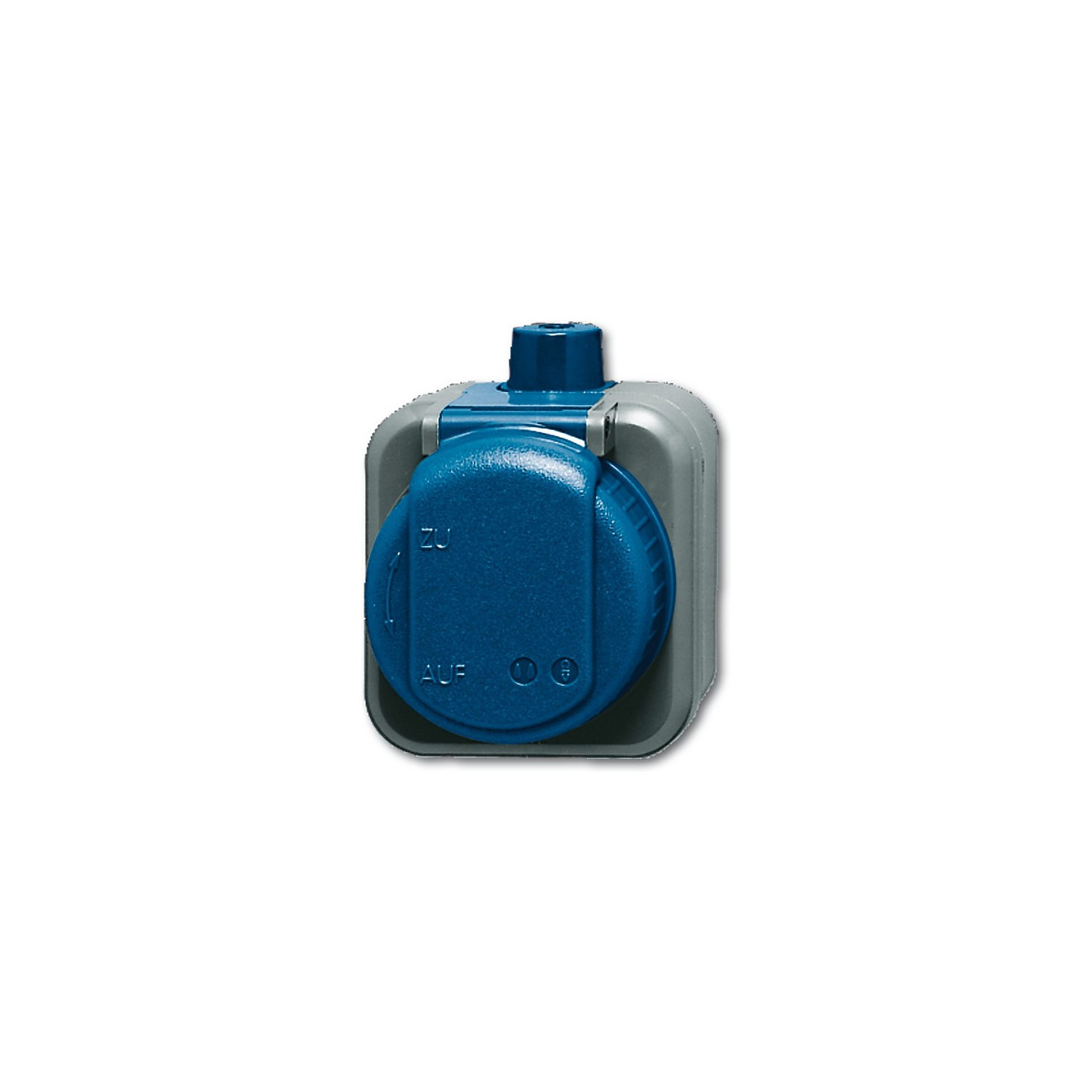 BUSCH JAEGER BJ 2300EWDI Steckdose m.Klappdeckel wasserdicht Busch-Duro 2000 WDI IP66 — Buy in Cyprus with Fast Delivery