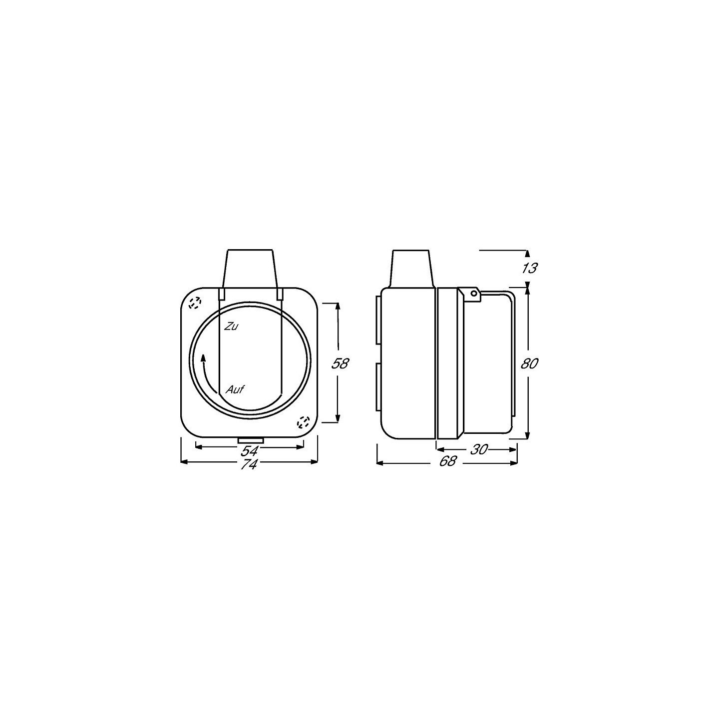 BUSCH JAEGER BJ 2300EWDI Steckdose m.Klappdeckel wasserdicht Busch-Duro 2000 WDI IP66 — Buy in Cyprus with Fast Delivery