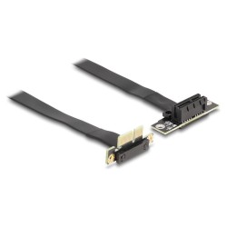 Riser Karte PCI Express x1 Stecker 90° gewinkelt zu x1 Slot 90° gewinkelt mit Kabel 30 cm — Buy in Cyprus with Fast Delivery