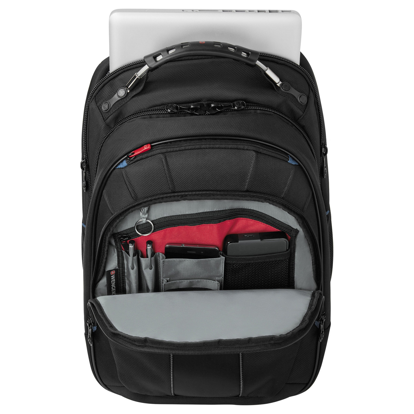 WENGER Carbon Notebook Rucksack fuer 15.6 bis 43.9cm 15.6 bis 17.3Zoll Tablet. Laptop schwarz