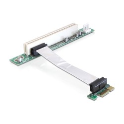 Delock Riser Karte PCI Express x1 to 1 x PCI mit flexiblem Kabel 9 cm links gerichtet — Buy in Cyprus with Fast Delivery