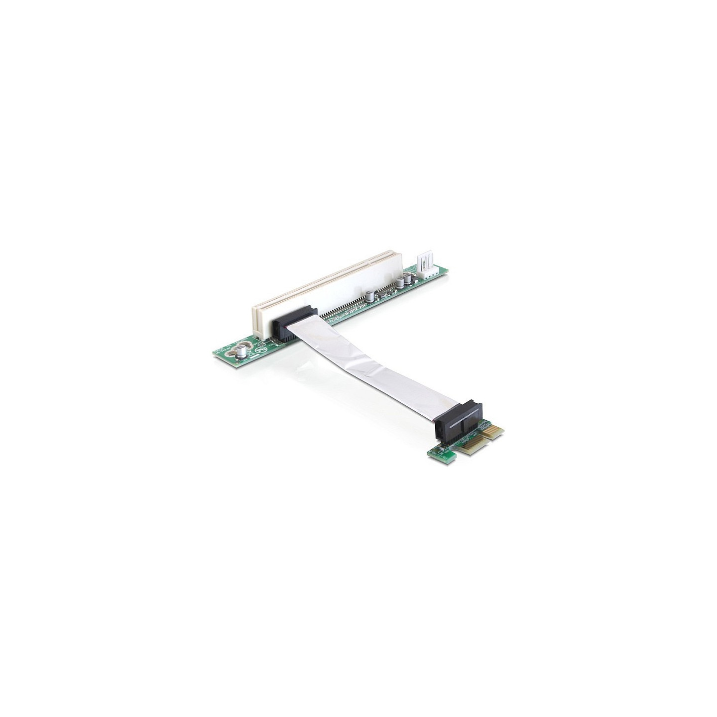 Delock Riser Karte PCI Express x1 to 1 x PCI mit flexiblem Kabel 9 cm links gerichtet — Buy in Cyprus with Fast Delivery