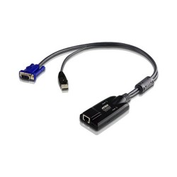 KVM Modules & Accessories USB - VGA to Cat5e 6 KVM Adapter Cable (CPU Module). with Virtual Media Support ATEN