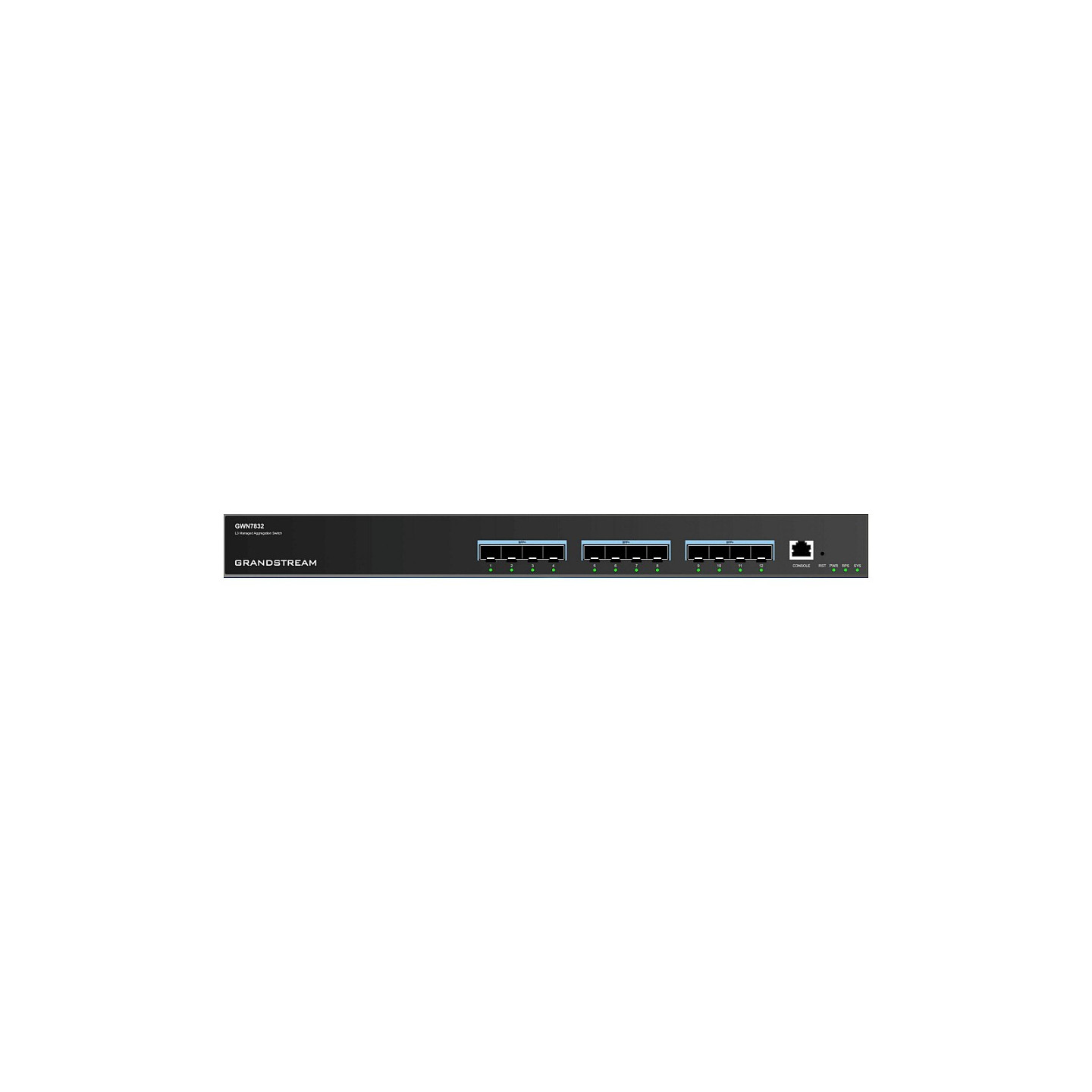 12P Grandstream GWN7832. 12x 10-Gigabit-SFP+-Ports. Layer-3-Aggregations-Switches — Buy in Cyprus with Fast Delivery