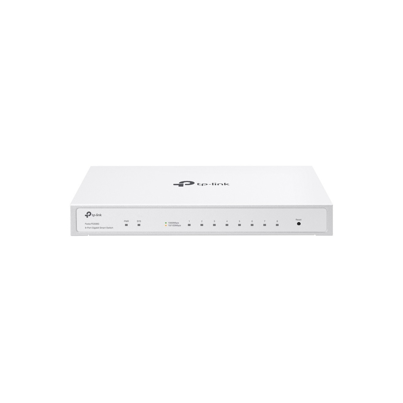 TP-Link Festa FS308G - 8-Port Gigabit L2 Managed Switch, PoE, White — Buy in Cyprus with Fast Delivery