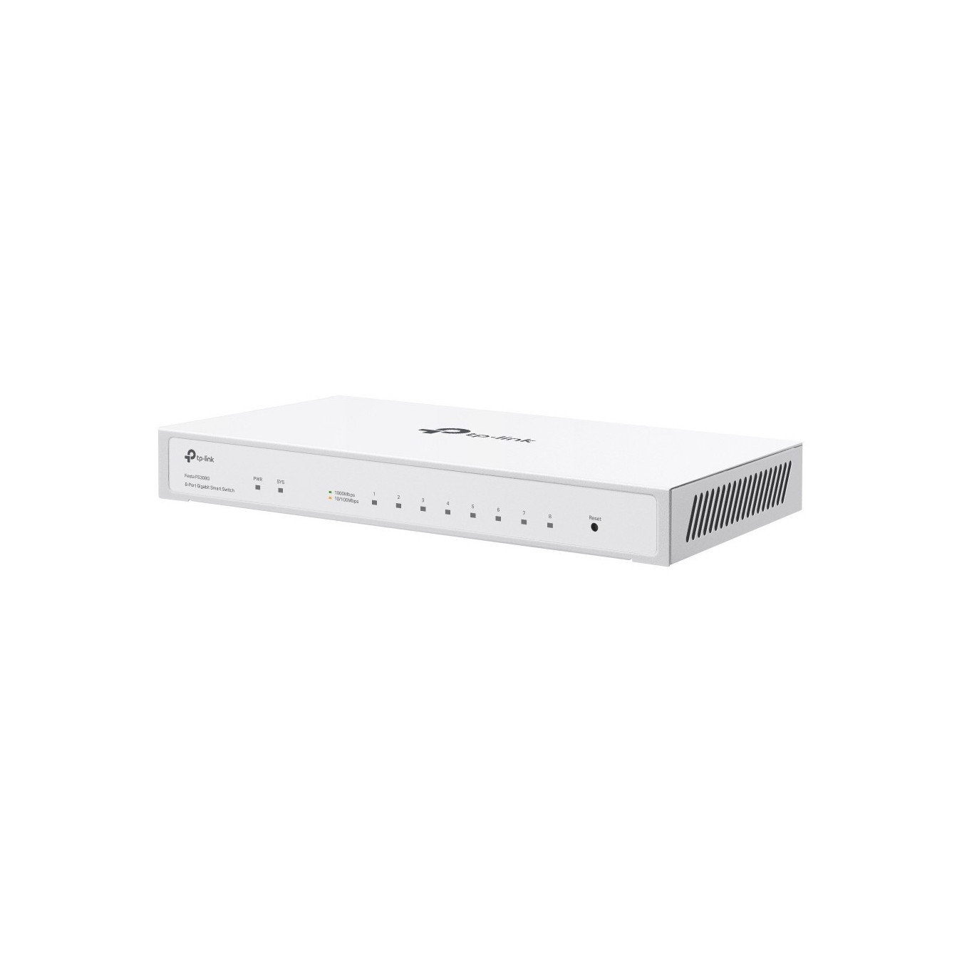 TP-Link Festa FS308G - 8-Port Gigabit L2 Managed Switch, PoE, White — Buy in Cyprus with Fast Delivery