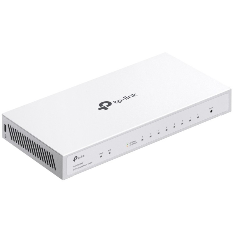 Buy TP-Link Festa FS308G - 8-Port Gigabit L2 Managed Switch, PoE, White in Cyprus, Nicosia, Limassol, Larnaka, Pafos