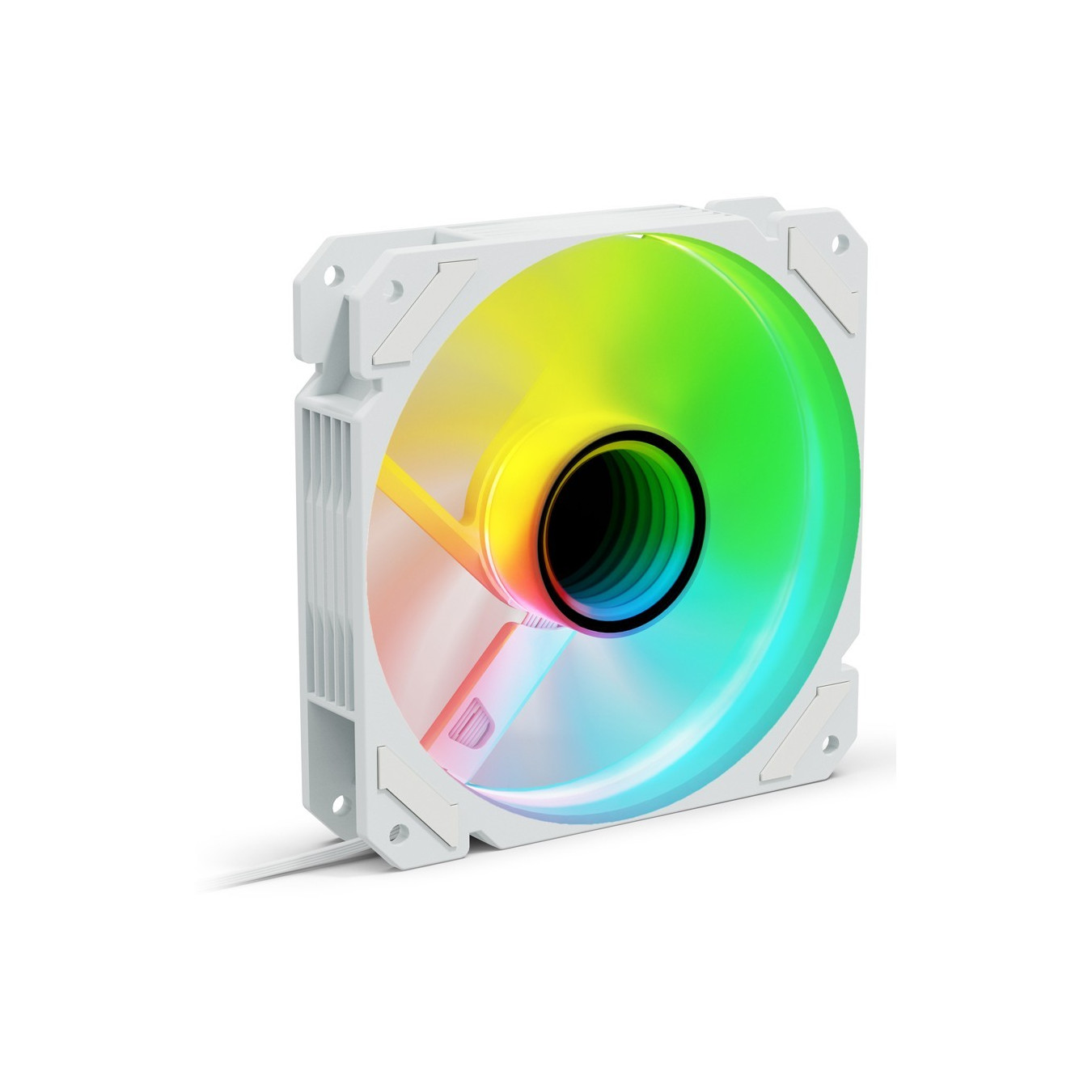 Sharkoon SHARK Mirror RGB PWM 120mm Case Fan - White, ARGB (5V), 500–1500 RPM, 25mm — Buy in Cyprus with Fast Delivery