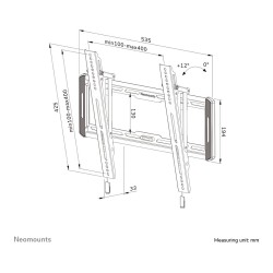 Neomounts WL35-550BL14 neigbare Wandhalterung für 32-65' Bildschirme - Schwarz — Buy in Cyprus with Fast Delivery