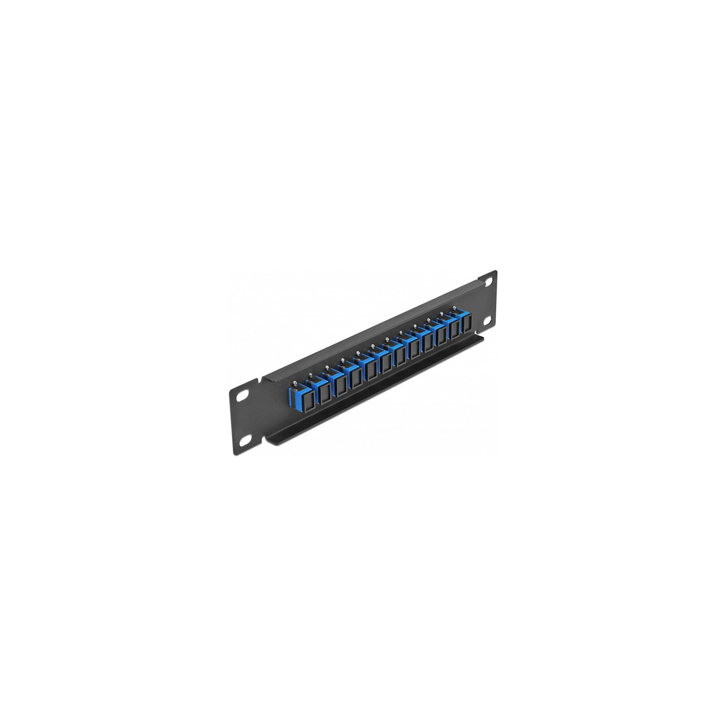 Delock 10? LWL Patchpanel 12 Port SC Simplex blau 1 HE schwarz — Buy in Cyprus with Fast Delivery