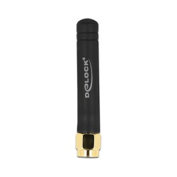 Delock LPWAN 868 MHz Antenne SMA Stecker 1.6 dBi omnidirektional starr schwarz — Buy in Cyprus with Fast Delivery