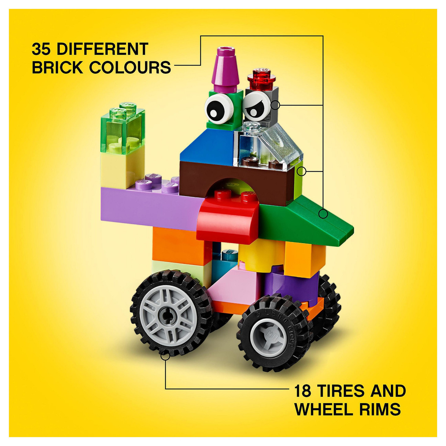 LEGO Classic Mittelgroße Bausteine-Box 10696 — Buy in Cyprus with Fast Delivery