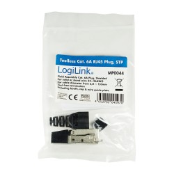 Feldkonfektionierbarer RJ45 Steckverbinder Cat.6A 10GE. geschirmt. EconLine LogiLink — Buy in Cyprus with Fast Delivery