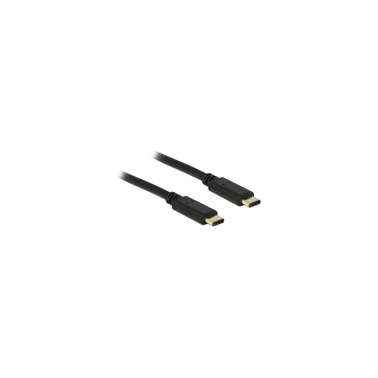 DeLock USB-C (ST-ST) 2m Anschlusskabel Schwarz — Buy in Cyprus with Fast Delivery