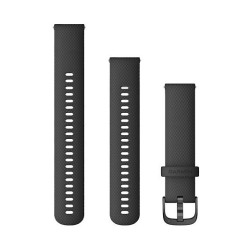 Garmin Ersatzarmband 20mm Silikon Schwarz Metallteilen — Buy in Cyprus with Fast Delivery