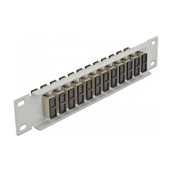 Delock 10? LWL Patchpanel 12 Port SC Duplex beige 1 HE grau — Buy in Cyprus with Fast Delivery