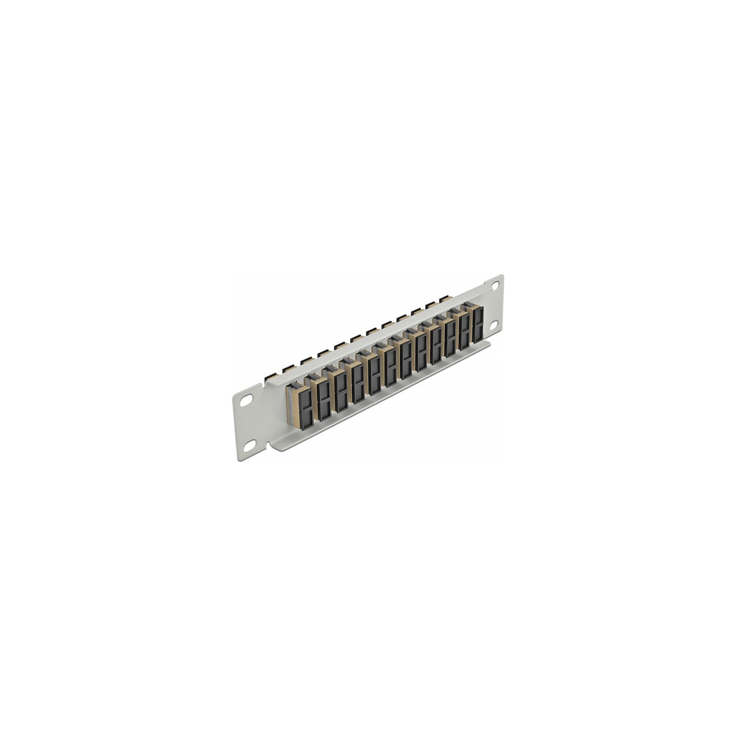 Delock 10? LWL Patchpanel 12 Port SC Duplex beige 1 HE grau — Buy in Cyprus with Fast Delivery