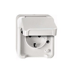 MERTEN MEG2300-8019 SCHUKO-Steckdose polarweiß mit erhöhtem Berührungsschutz — Buy in Cyprus with Fast Delivery