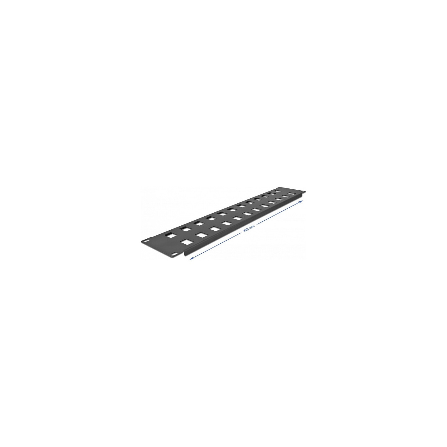 Delock 19? Keystone Patchpanel 24 Port 2 HE schwarz — Buy in Cyprus with Fast Delivery