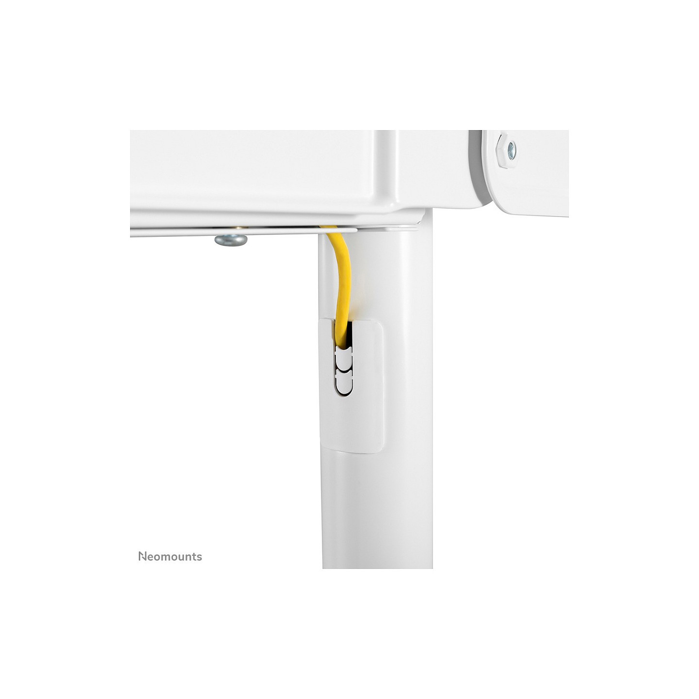 Neomounts NS-M1250WHITE Mobiler Bodenständer für Flachbild-Fernseher bis 70' (178 cm) 70KG