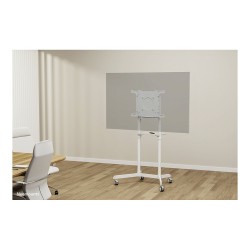 Neomounts NS-M1250WHITE Mobiler Bodenständer für Flachbild-Fernseher bis 70' (178 cm) 70KG