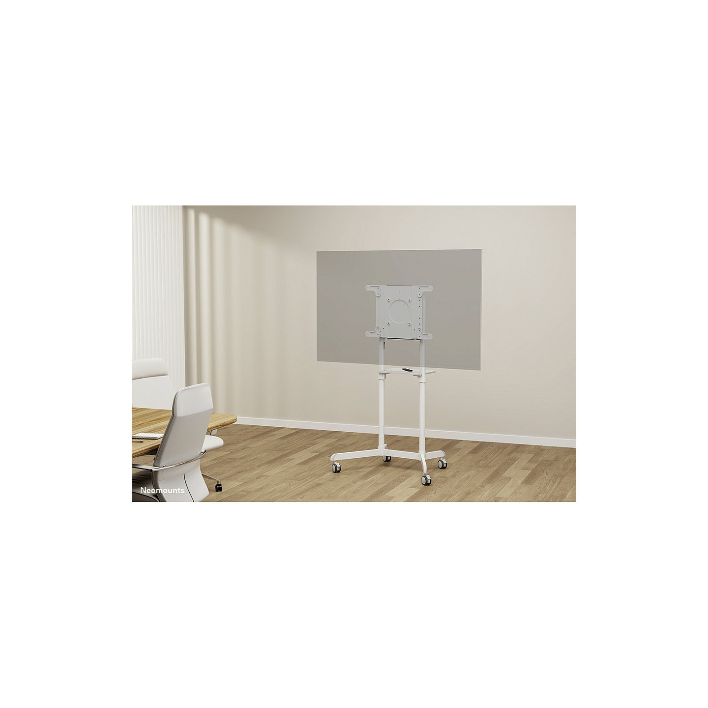Neomounts NS-M1250WHITE Mobiler Bodenständer für Flachbild-Fernseher bis 70' (178 cm) 70KG