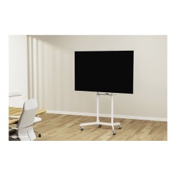 Neomounts NS-M1250WHITE Mobiler Bodenständer für Flachbild-Fernseher bis 70' (178 cm) 70KG