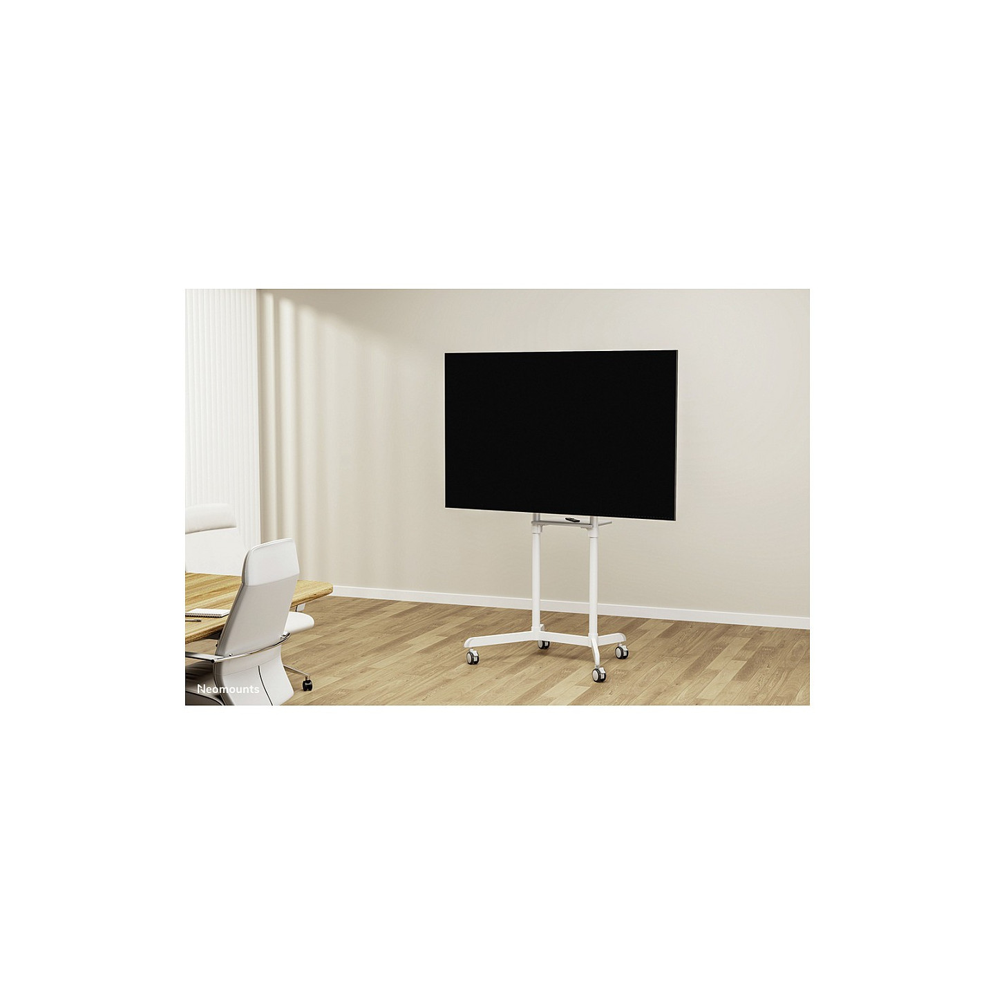 Neomounts NS-M1250WHITE Mobiler Bodenständer für Flachbild-Fernseher bis 70' (178 cm) 70KG
