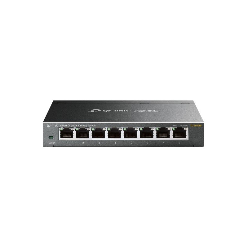 Buy TP-Link TL-SG108S - 8-Port Gigabit Unmanaged Desktop Switch, Black in Cyprus, Nicosia, Limassol, Larnaka, Pafos