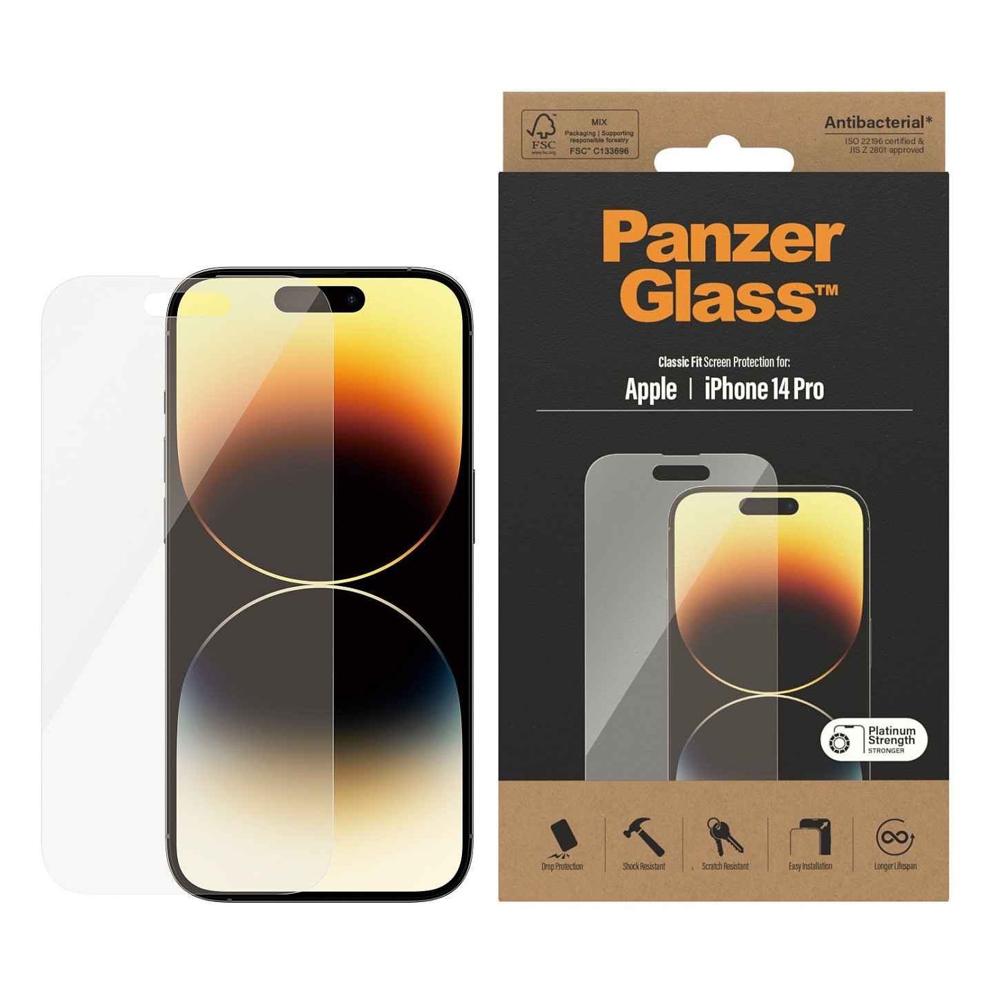 Panzerglass PanzerGlass f. iPhone 14 Pro AB — Buy in Cyprus with Fast Delivery