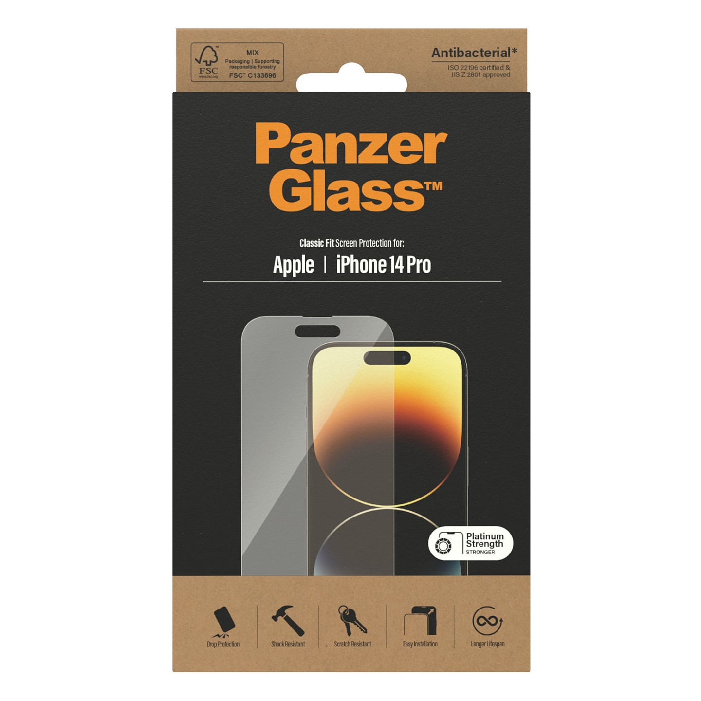 Panzerglass PanzerGlass f. iPhone 14 Pro AB — Buy in Cyprus with Fast Delivery