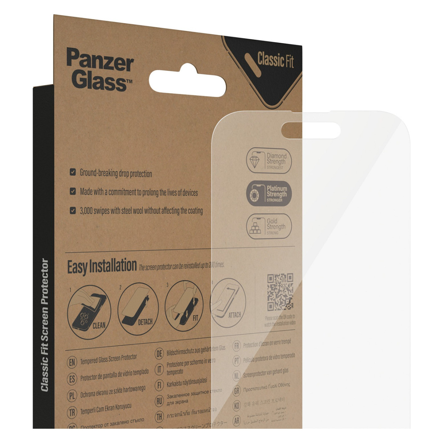 Panzerglass PanzerGlass f. iPhone 14 Pro AB — Buy in Cyprus with Fast Delivery