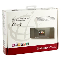 Albrecht DR 463+ Internet-. DAB+ und UKW-Radio Adapter — Buy in Cyprus with Fast Delivery