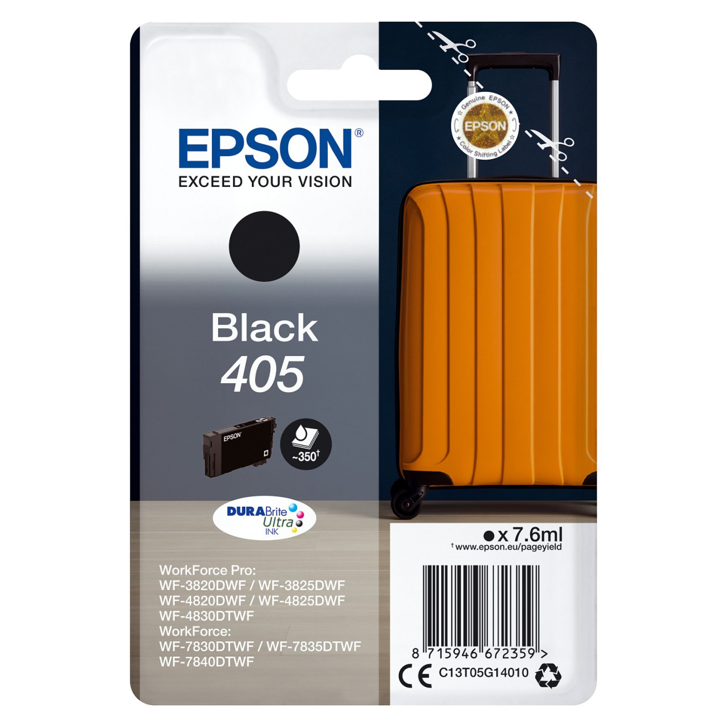 EPSON 4LB Singlepack Black 405 DURABrite Ultra Ink w s — Buy in Cyprus with Fast Delivery