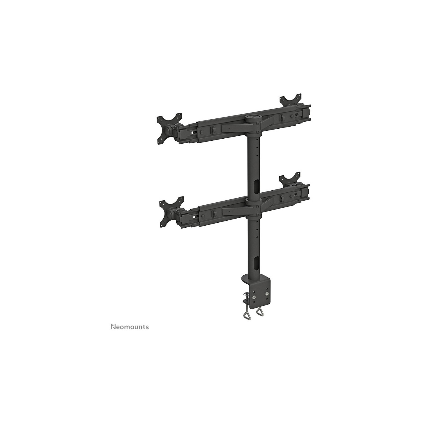 Tischhalterung für vier Flachbildschirme bis 30' (76 cm) 8KG FPMA-D700D4 Neomounts — Buy in Cyprus with Fast Delivery