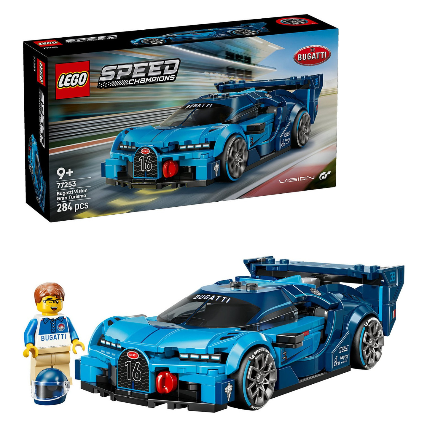 LEGO 77253 Speed Champions Bugatti Vision GT Hypersportwagen — Buy in Cyprus with Fast Delivery