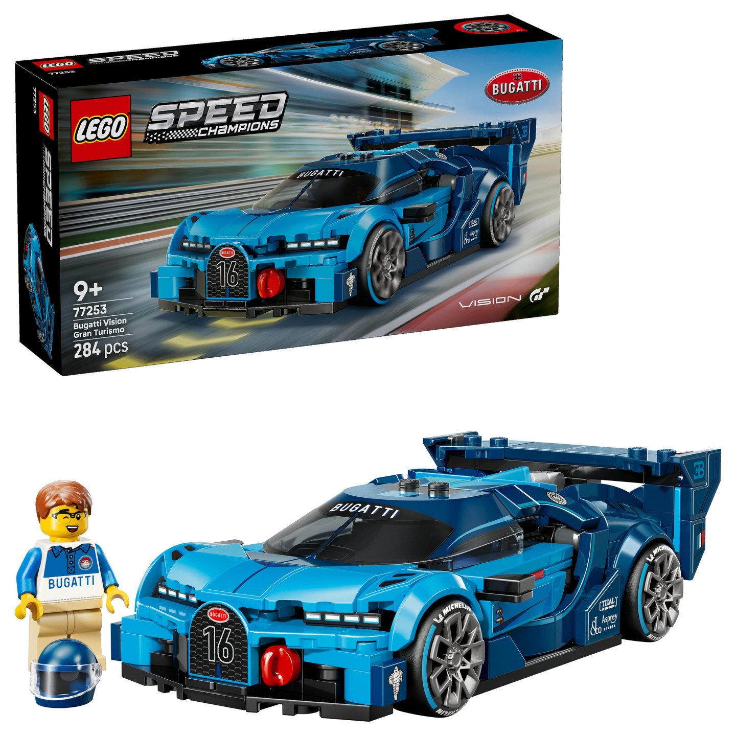 LEGO 77253 Speed Champions Bugatti Vision GT Hypersportwagen — Buy in Cyprus with Fast Delivery