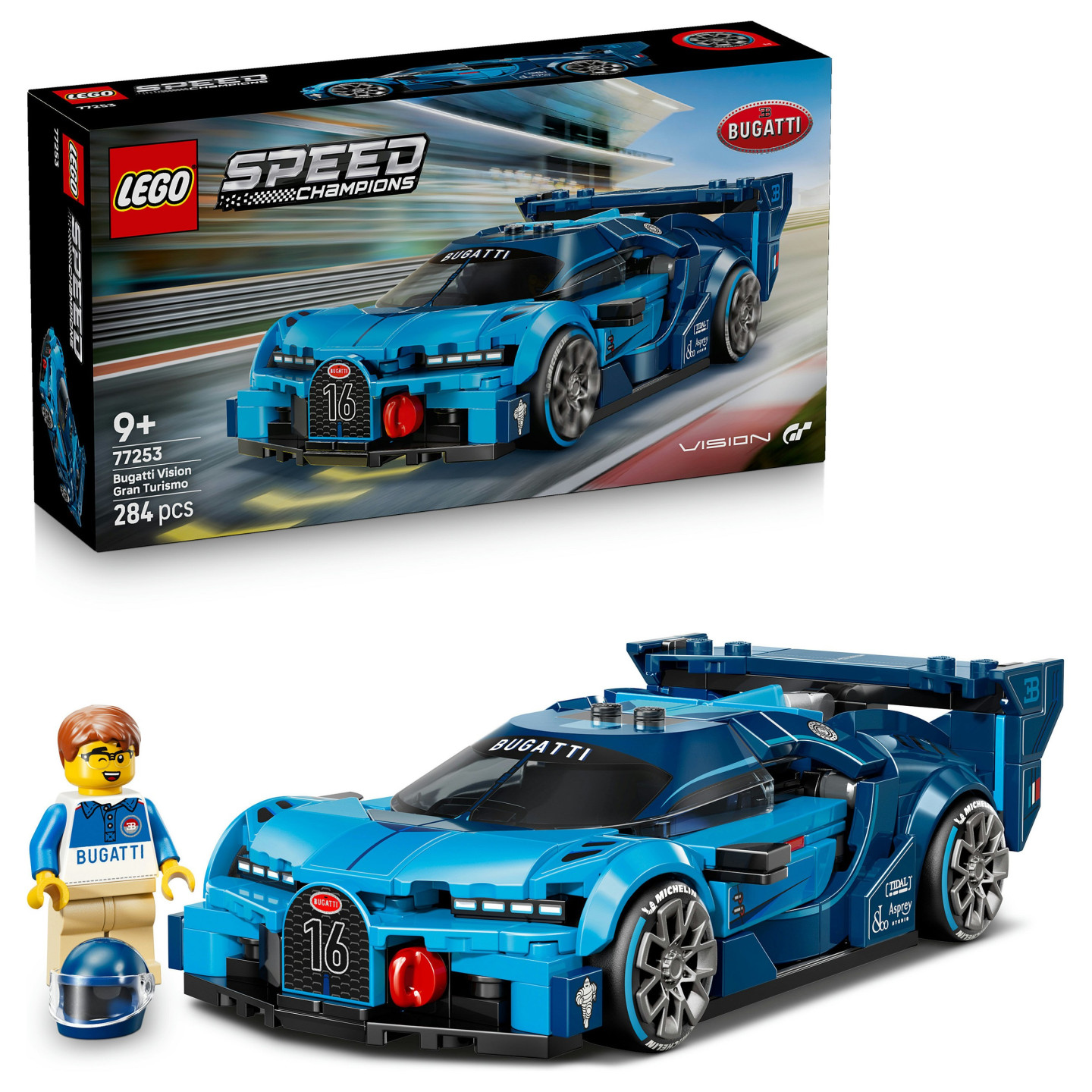 LEGO 77253 Speed Champions Bugatti Vision GT Hypersportwagen — Buy in Cyprus with Fast Delivery