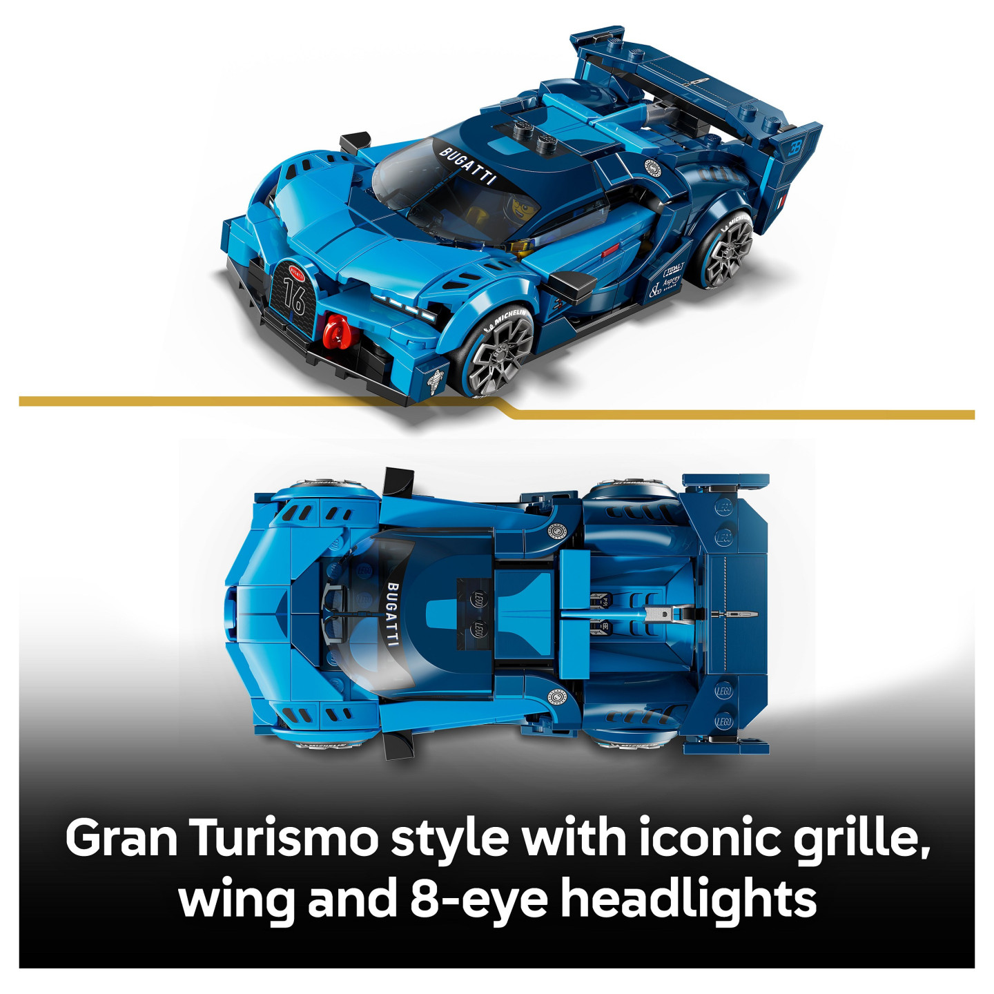 LEGO 77253 Speed Champions Bugatti Vision GT Hypersportwagen — Buy in Cyprus with Fast Delivery
