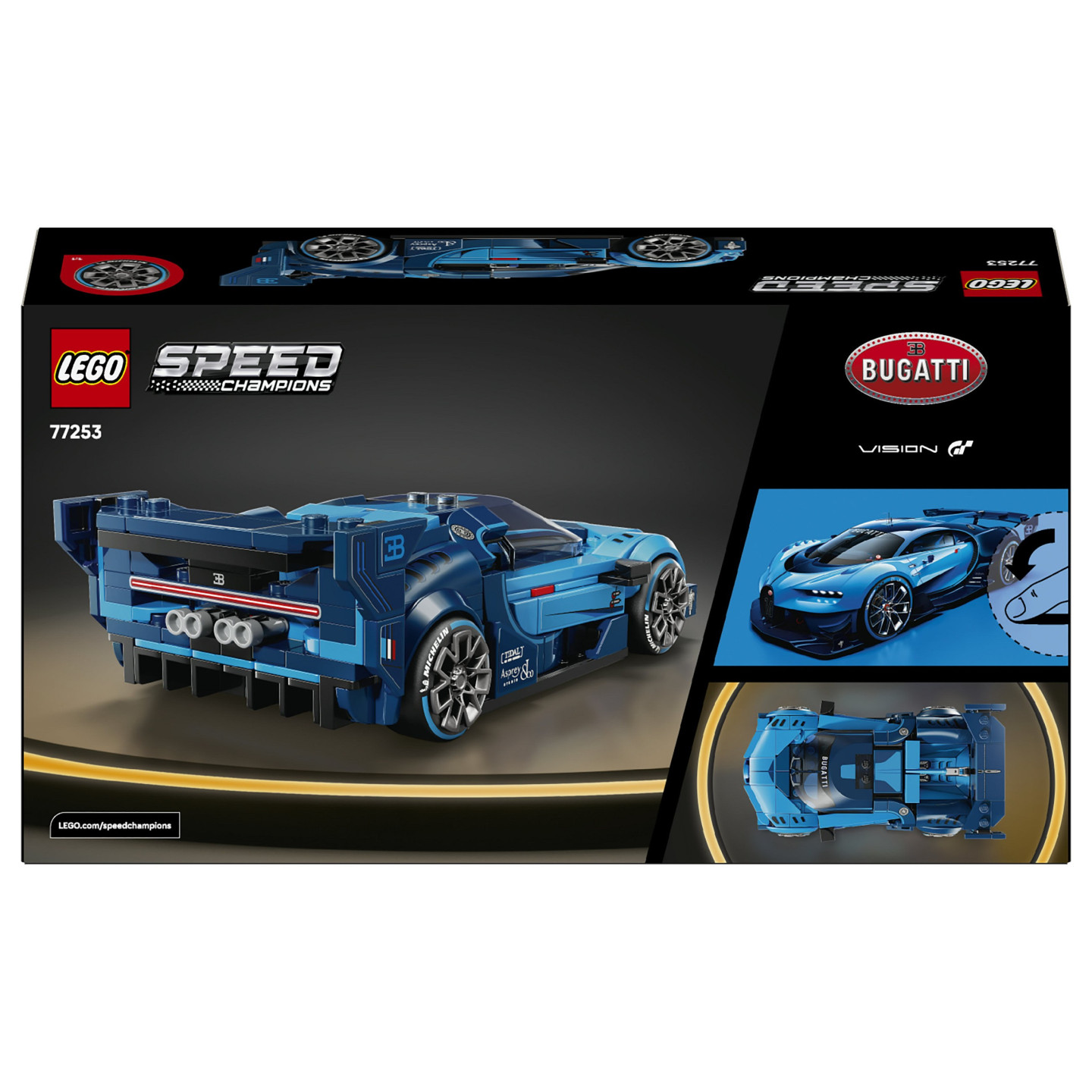 LEGO 77253 Speed Champions Bugatti Vision GT Hypersportwagen — Buy in Cyprus with Fast Delivery