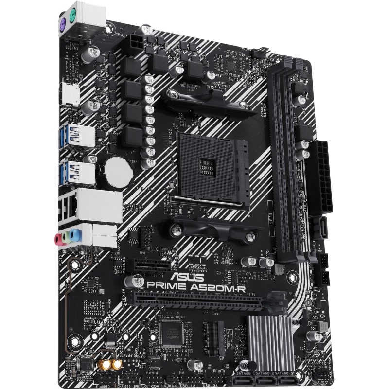 Buy ASUS PRIME A520M-R - Micro-ATX AM4 Motherboard - Ryzen 3000/5000 Compatible,... in Cyprus, Nicosia, Limassol, Larnaka, Pafos
