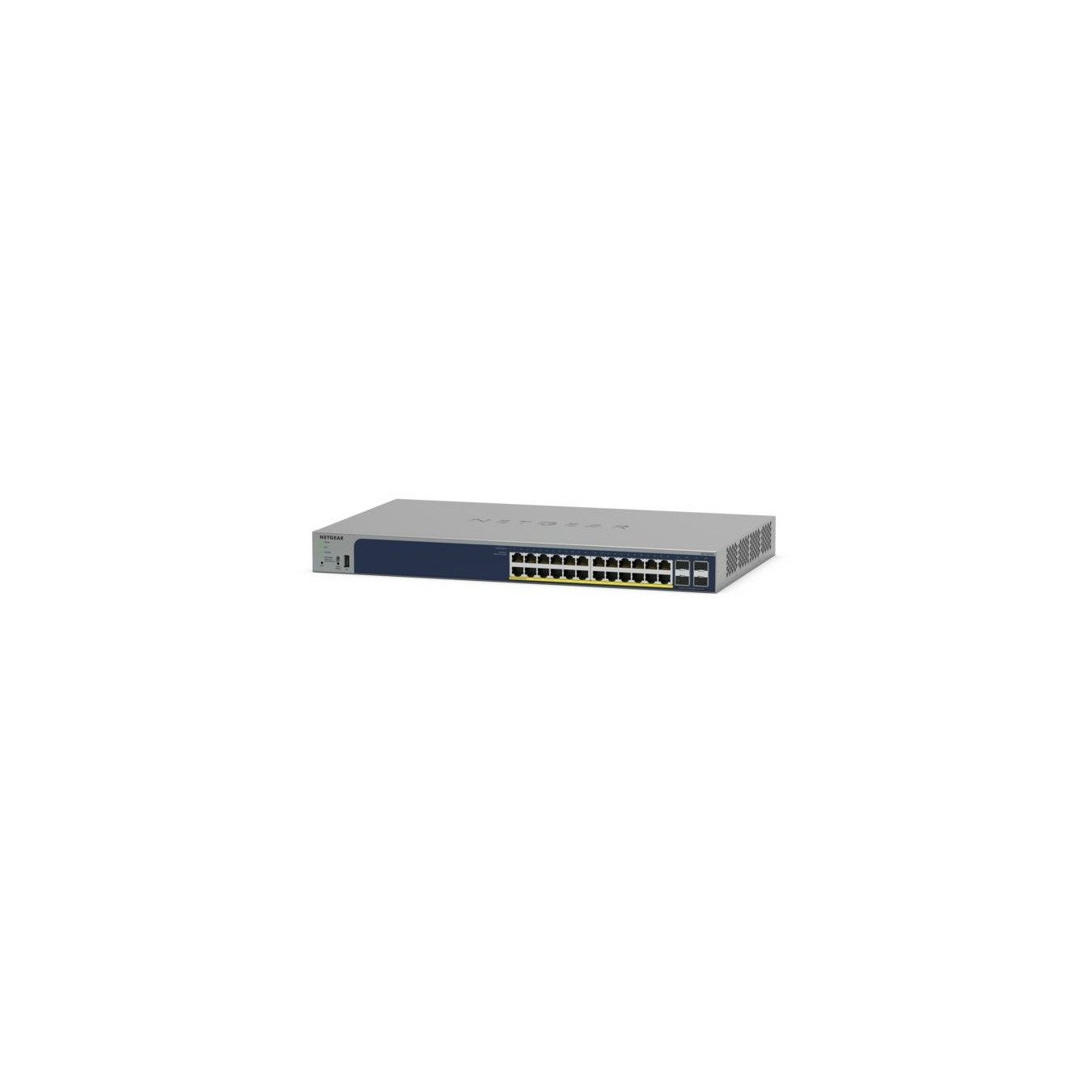 NETGEAR GS728TPP-300EUS - 28-Port Smart Managed PoE+ Switch (24x Gigabit RJ45 + 4x SFP) - Rackmount