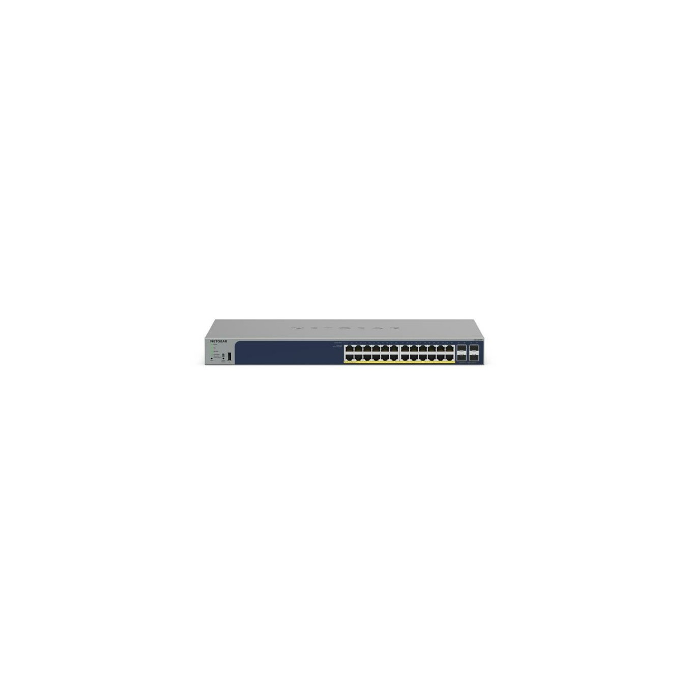 NETGEAR GS728TPP-300EUS - 28-Port Smart Managed PoE+ Switch (24x Gigabit RJ45 + 4x SFP) - Rackmount