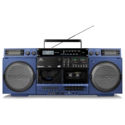 Medion LIFE® P66538 Retro-Boombox blau — Buy in Cyprus with Fast Delivery